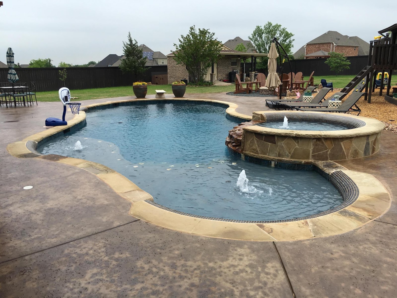 Resort-Style Lagoon Pool and Patio