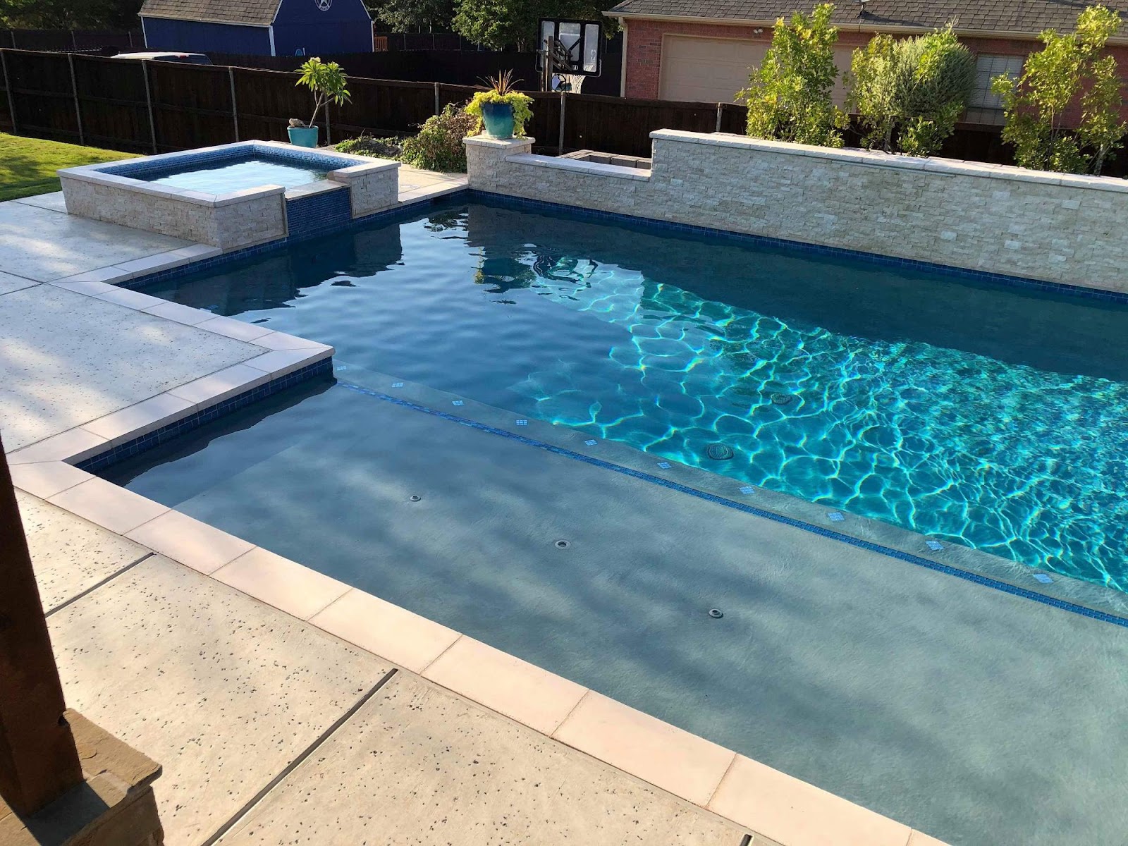 Saltwater Spa Installation and Landscaping